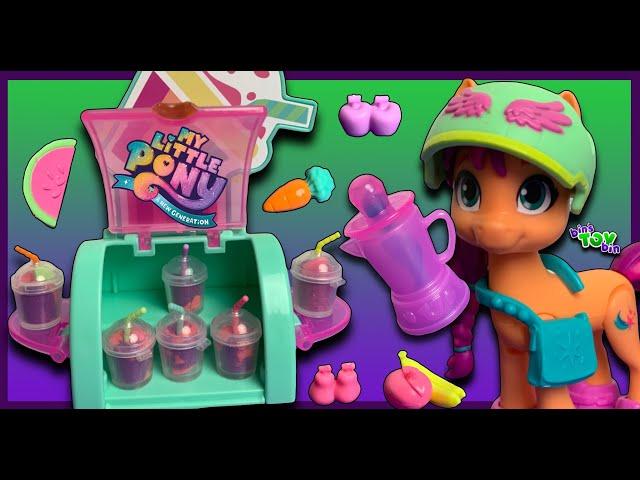 Smoothie Time!! | MLP Sunny Starscout's Mix and Make Smoothie Cart Review