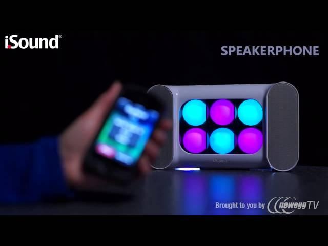 i.Sound iGlowSoundPro Wireless Bluetooth Speaker And Speakerphone - Product Tour