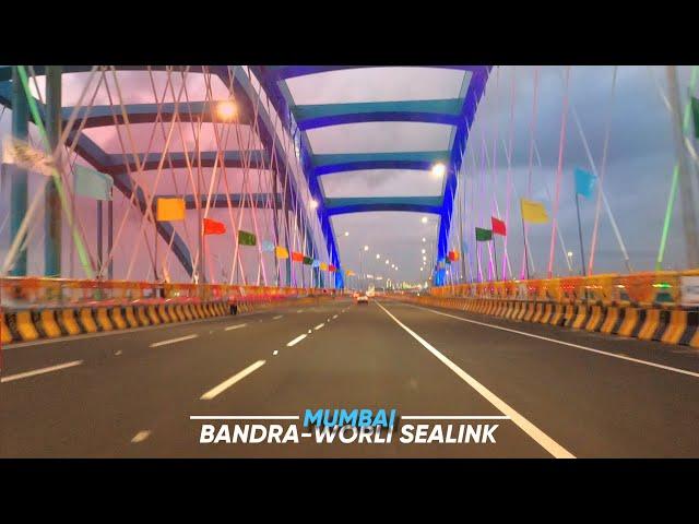 Mumbai Coastal Road new Connector to Bandra - Worli Sealink | 4K Drive