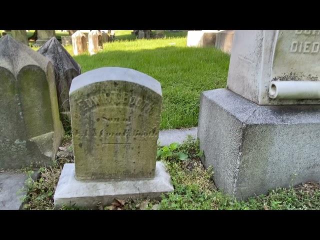 The Grave of John Wilkes Booth & his Family at Green Mount Cemetery