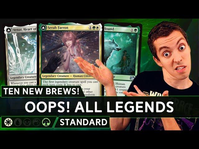  Ten New Brews! -  Que Serah Serah  - 🟢 - Selesnya Legends - MTG Final Fantasy