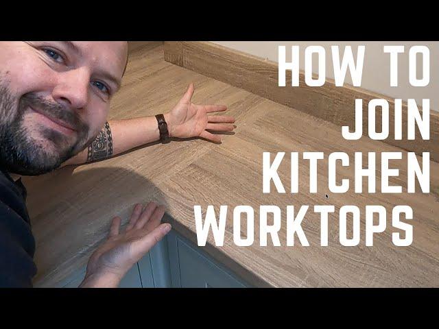 How to join a worktop with a masons mitre