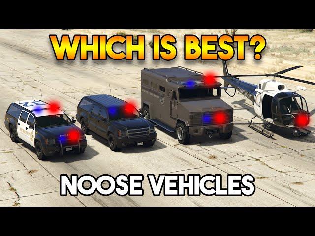 GTA 5 - WHICH IS BEST NOOSE POLICE VEHICLES?