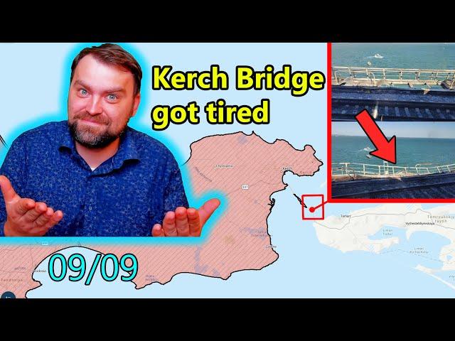 Update from Ukraine | Kerch Bridge got tired | Supply chaos for Ruzzia |  Politics push Ukraine