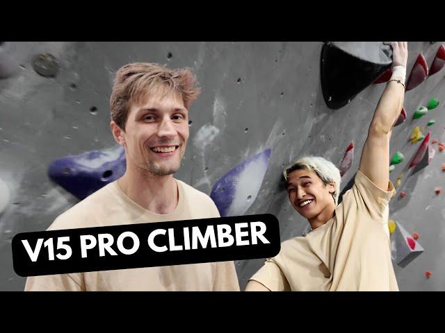 Can I keep up with a V15 Pro Climber? ft Emil Abrahamsson