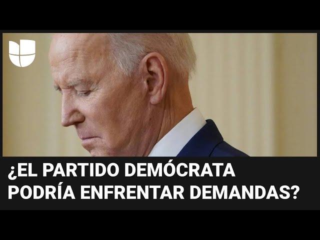 ¿El Partido Demócrata puede enfrentar demandas tras la renuncia de Biden a la candidatura?