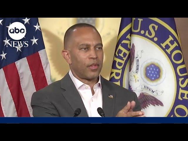 Rep. Hakeem Jeffries says he agrees with Elon Musk: 'The GOP tax scam is a disgusting abomination'