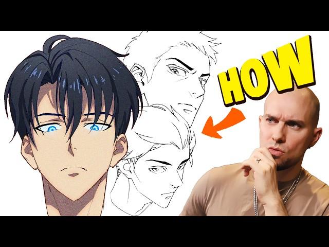 HOW TO DRAW ANIME FACES (from any angle) - YouTube Art School