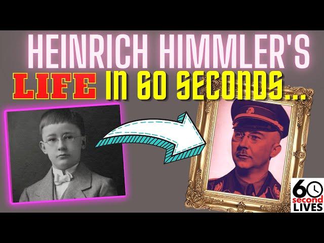 Heinrich Himmler | EVERYTHING YOU NEED TO KNOW IN 60 SECONDS