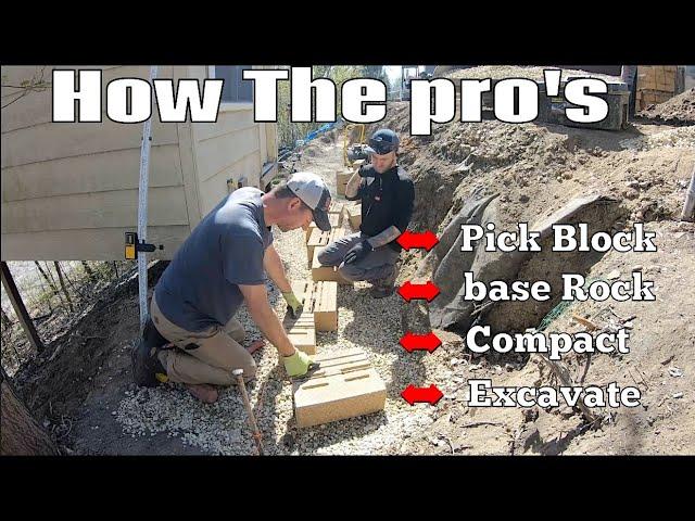 Retaining Walls - Master Series-  steps 1-4