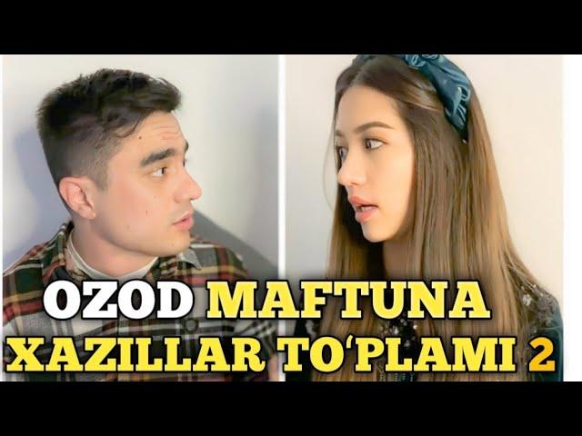 OZOD VA MAFTUNA | ENG SARA XAZILLAR TO'PLAMI  2- QISM #ozodshukurullayev #kulgulivideolar