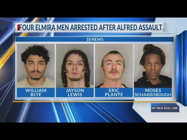 Four Elmira men arrested after gang attack on Alfred State College student