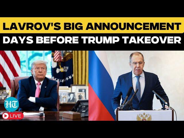 LIVE: Russian Foreign Minister Sergey Lavrov Holds News Conference | Ukraine War | Putin | US, Trump