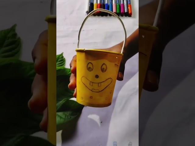 paper cup art & craft #shorts #shorts