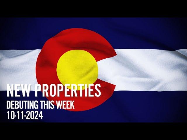 Colorado Land For Sale: New Properties Debuting This Week, 10-11-2024