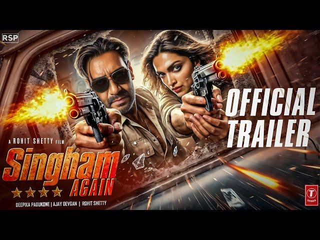 SINGHAM AGAIN : OFFICIAL TRAILER | Ajay,Ranveer,Akshay,Arjun,Kareena,Deepika| Rohit Shetty | Concept