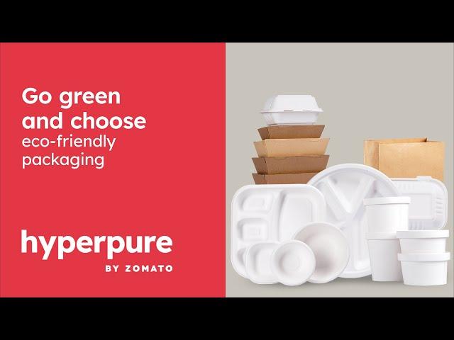 Go green, switch to sustainable/eco-friendly packaging | Hyperpure by Zomato 