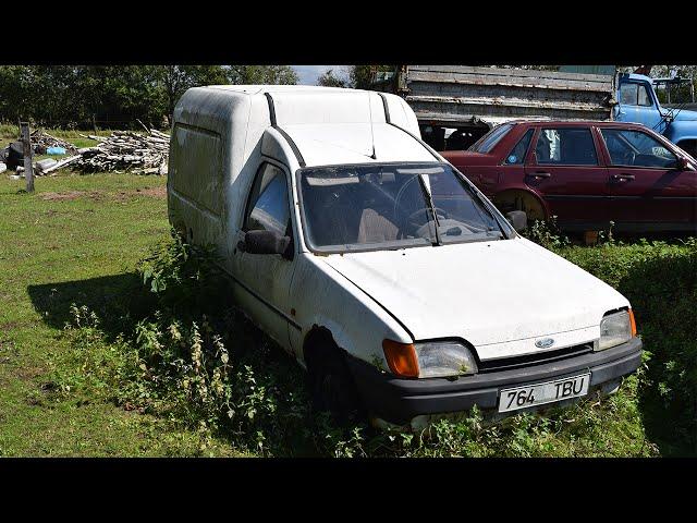 Starting 1992 Ford Fiesta Courier After 6 Years (1080p)