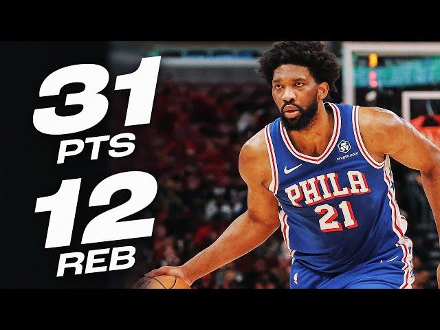 Joel Embiid Drops 31-PT DOUBLE-DOUBLE In Chi-Town | December 8, 2024