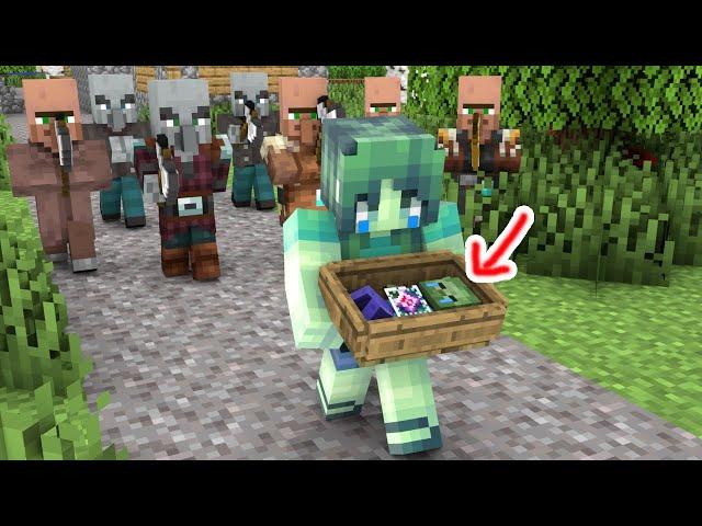 Villagers Hate Zombie - Sad Story - Minecraft Animation