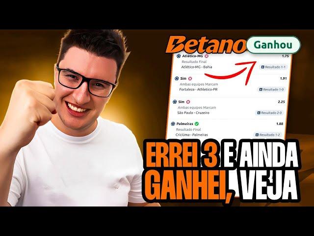  DESDOBRAMENTO 4 DUPLOS - Ganhe com Múltiplas DE ODDS ALTAS mesmo errando - BET365 E BETANO