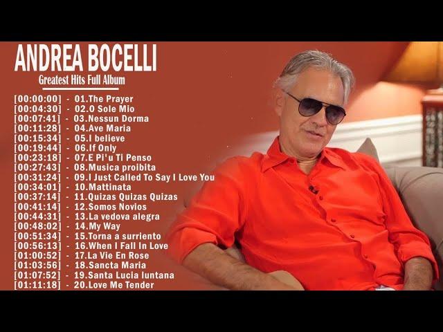 Best Opera Music Of Andrea Bocelli - The Best Of Andrea Bocelli Music