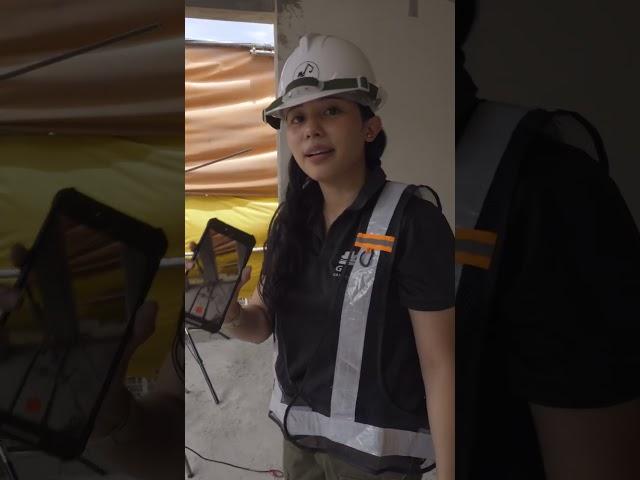 Tara sa Site with Ina from GLI, using Sika's Waterproofing Products