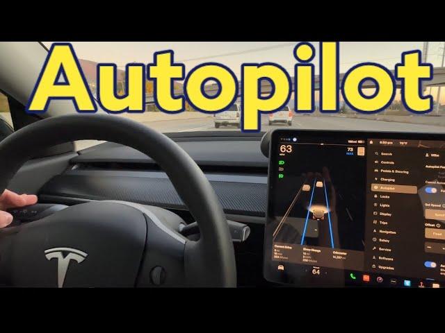 Tesla AutoPilot Basics |  How To Use Auto Pilot In Tesla Model Y & 3