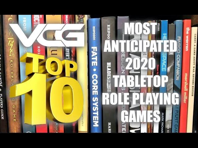 TOP 10 MOST ANTICIPATED TABLETOP ROLE PLAYING GAMES for 2020