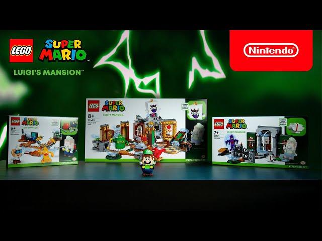 Discover a frightfully fun adventure with these LEGO Super Mario Luigi's Mansion Sets