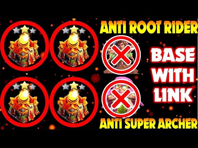 NEW BEST *TOP-10* | Th16 Anti Root Rider Legend League & War Base *WITH LINK* | Th16 Base Link |