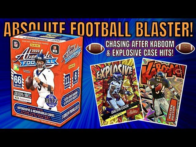 *ABSOLUTE FOOTBALL BLASTER BOX REVIEW!  TRYING TO PULL A EXPLOSIVE OR KABOOM CASE HIT! 