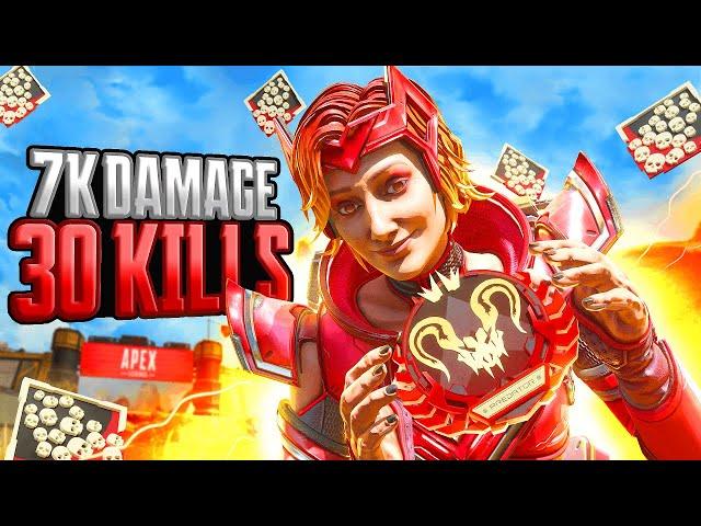 INSANE Horizon 30 KILLS and 7,799 Damage Apex Legends Gameplay