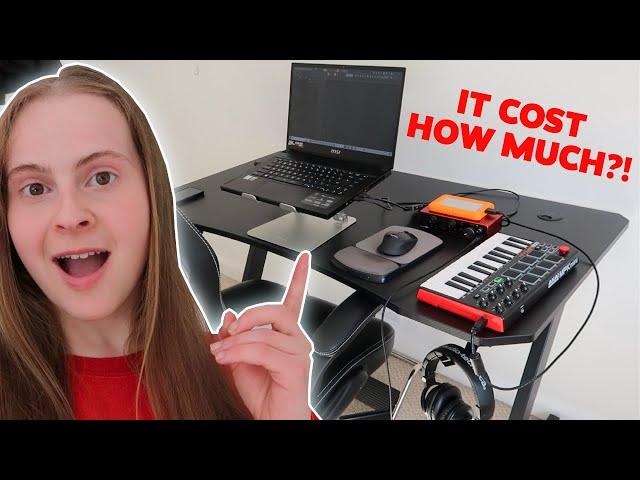 BASIC HOME STUDIO SETUP OF A MUSIC PRODUCER (it cost HOW MUCH?!)