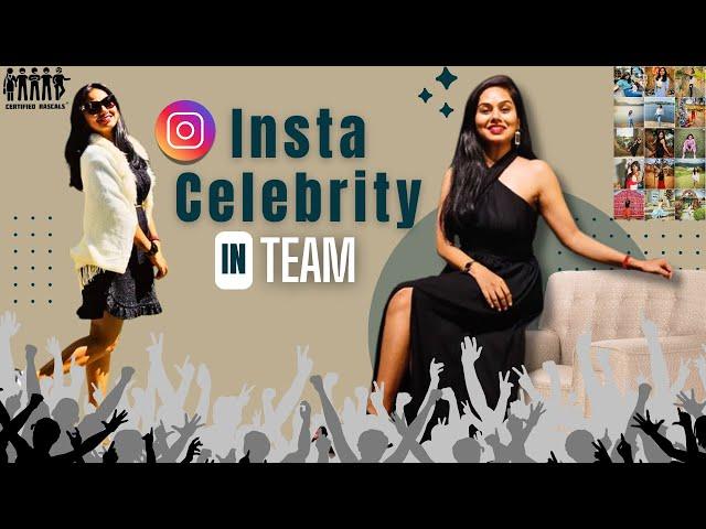 Instagram Celebrity in Team  | Certified Rascals