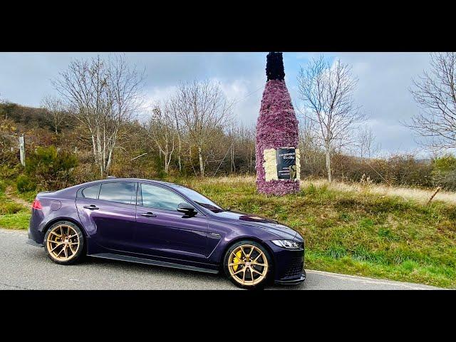 Jaguar Project 8 Euro Tour part 1. Reims GP circuit, Beaujolais Nouveau & history of Beaujolais Run