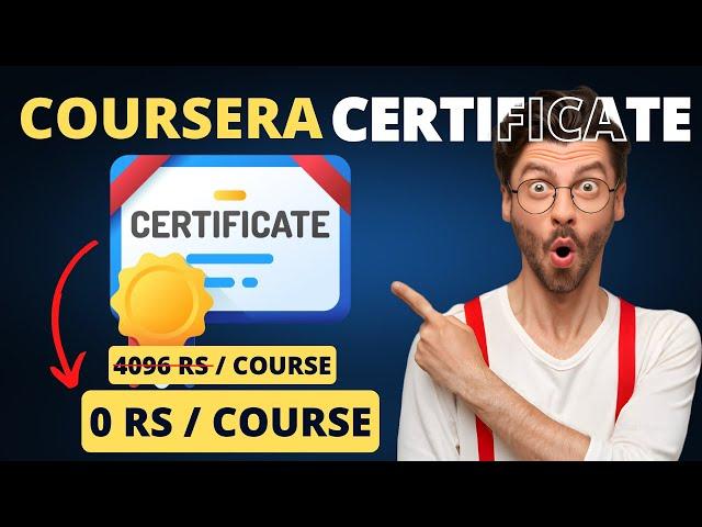 How to get PAID Coursera Courses certificates for FREE in 2024