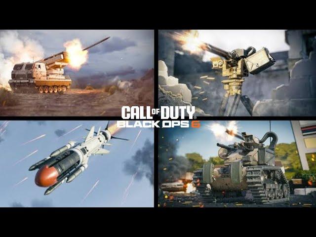 Call of Duty Black Ops 6 - All Scorestreaks Gameplay