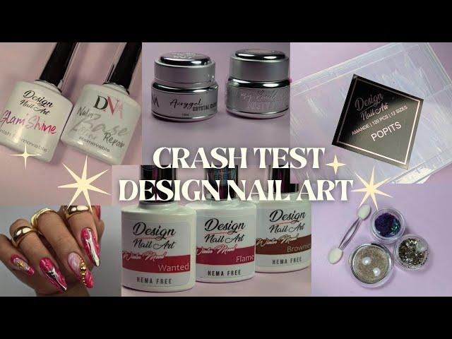 CRASH TEST DESIGN NAIL ART 🩷 #nails #nailart #dualforms #crashtest