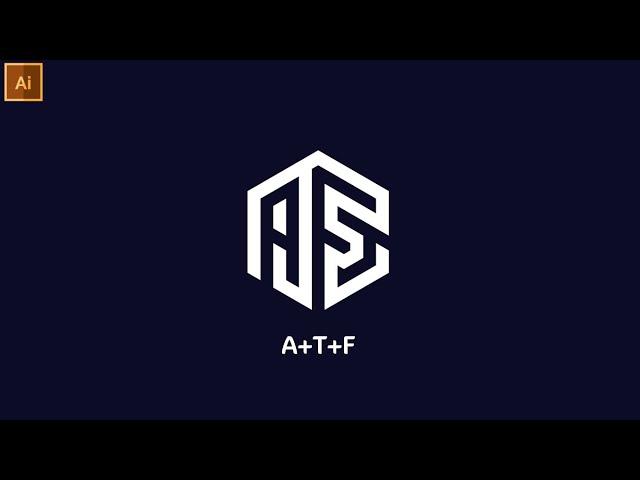 Professional ATF  Polygon  Logo Design In Illustrator | Modern Logo Design | Graphic Hunters