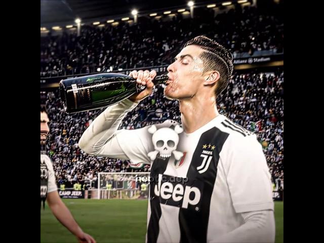 Ronaldo Wasn't Supposed To Drink Alcohol But....️