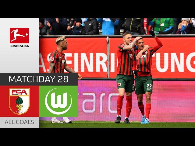 Augsburg Wins - Relegation Battle Heats Up! | Augsburg - VfL Wolfsburg 3-0 | All Goals | MD 28 – BL