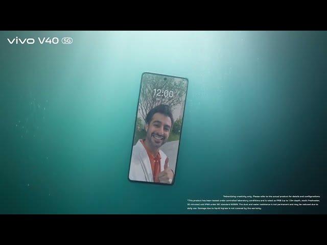 Water? Dust? Bring it on | vivo V40 5G with IP68 & IP69 rating