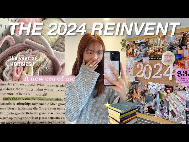 HOW TO ACTUALLY REINVENT YOURSELF IN 2024 ⭐️create ur dream-self & dream life * ͡