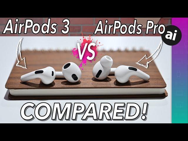 AirPods 3 VS AirPods Pro! FULL COMPARISON!