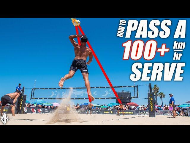 How to Pass a HARD Serve in Beach Volleyball