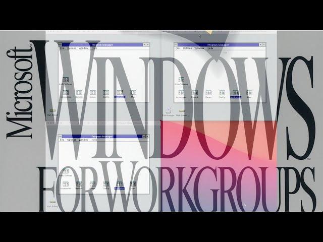 Windows for Workgroups 3.11 Demo with File, Print and Email Services