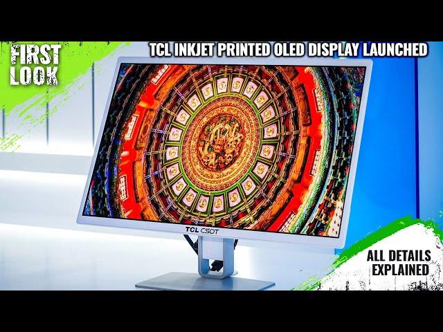 TCL Inkjet-Printed 21.6-inch 4K OLED Display Launched - Explained All Spec, Features And More