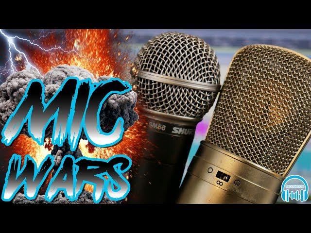 MIC WARS | Dynamic Microphone vs. Large Diaphragm Condenser Microphone 