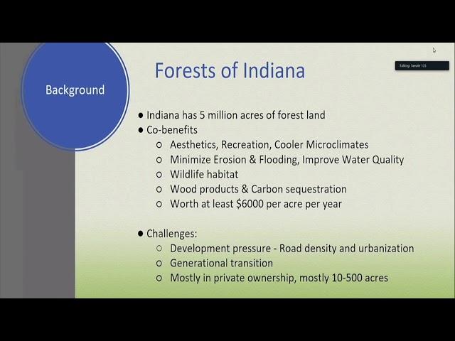 SB 368 - Rae Schnapp, PhD - Conservation Director, Indiana Forest Alliance